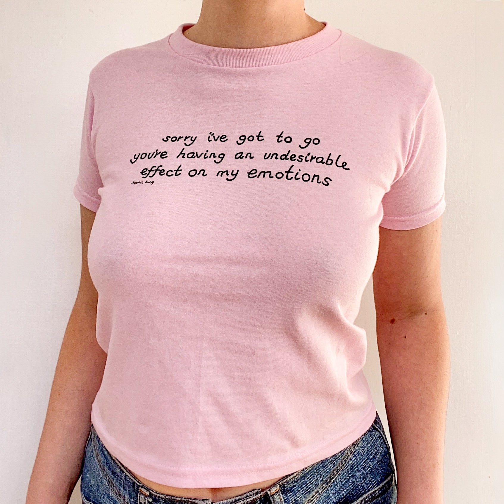 Sorry I've Got To Go (Baby Tee)