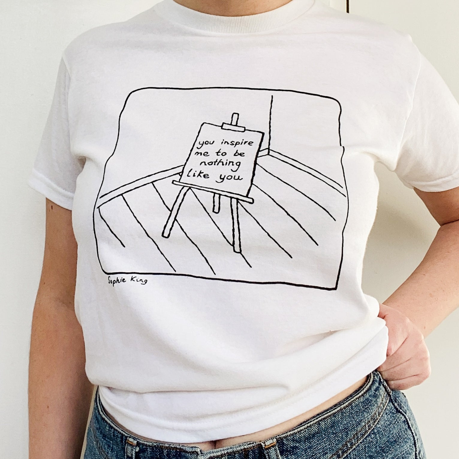 You Inspire Me To Be Nothing Like You (Baby Tee)