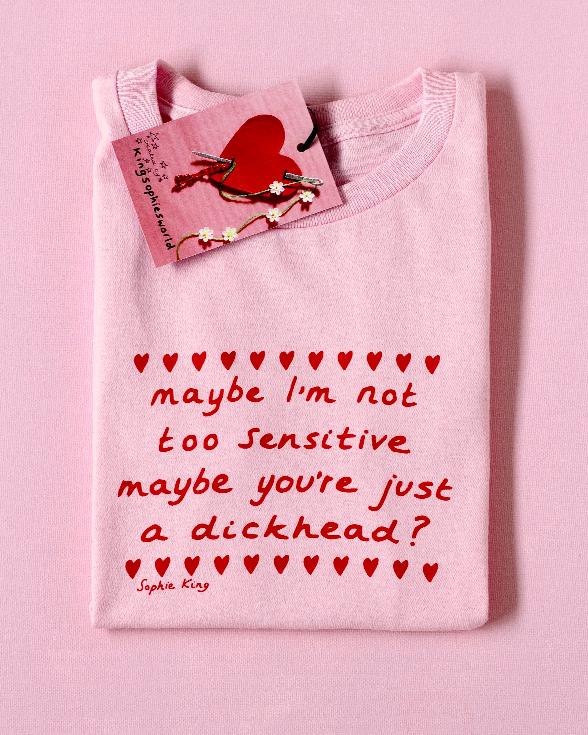 Maybe I'm not too sensitive (baby tee)