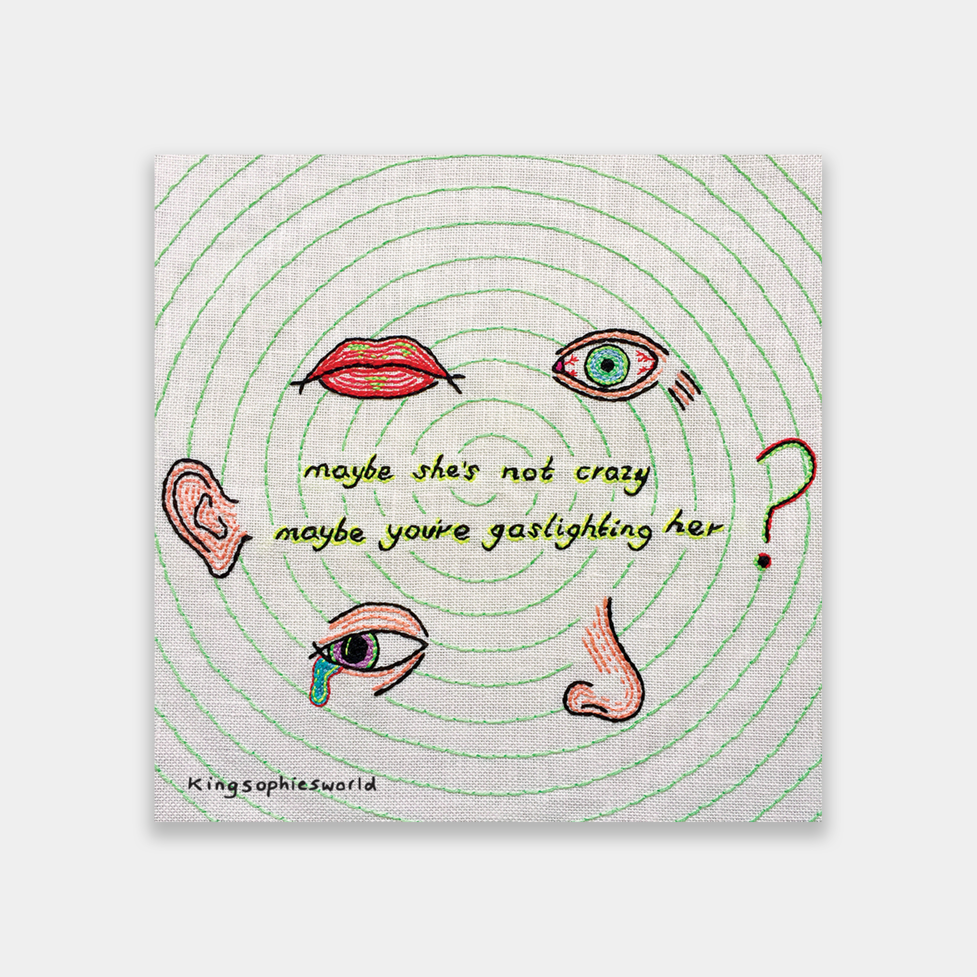 Maybe She's Not Crazy (Sticker)