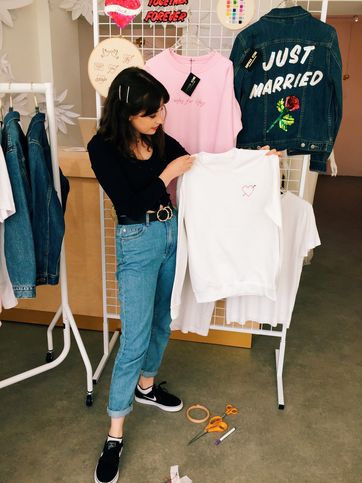 Embroidery In-store Pop Up Event For Waxflower Bridal