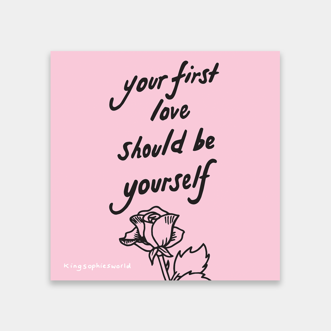 YOUR FIRST LOVE (STICKER)