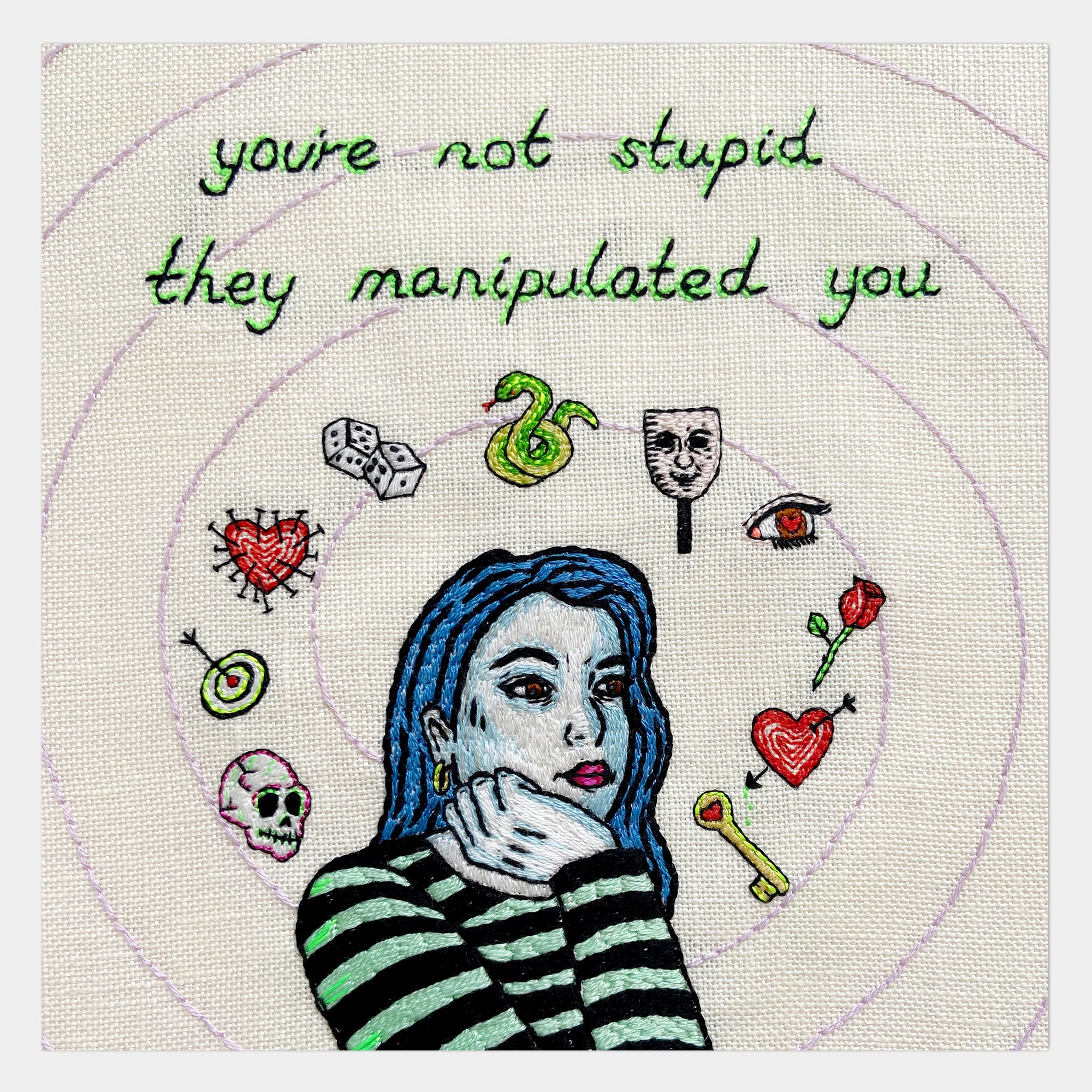 THEY MANIPULATED YOU (SIGNED PRINT)
