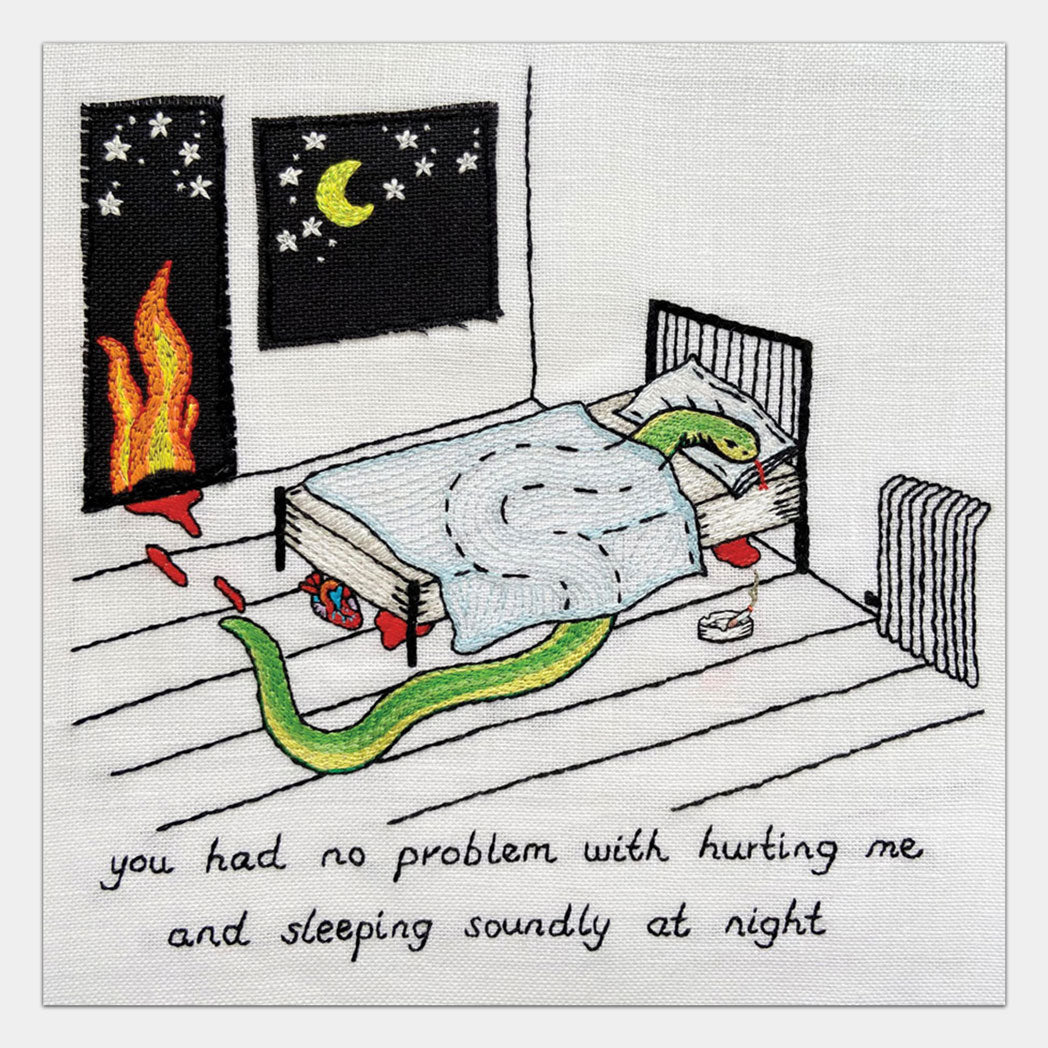 YOU HAD NO PROBLEM WITH HURTING (SIGNED PRINT)