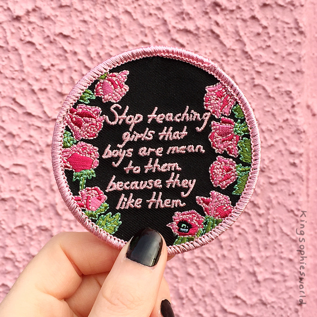 stop teaching girls that boys are mean to them because they like them (patch)