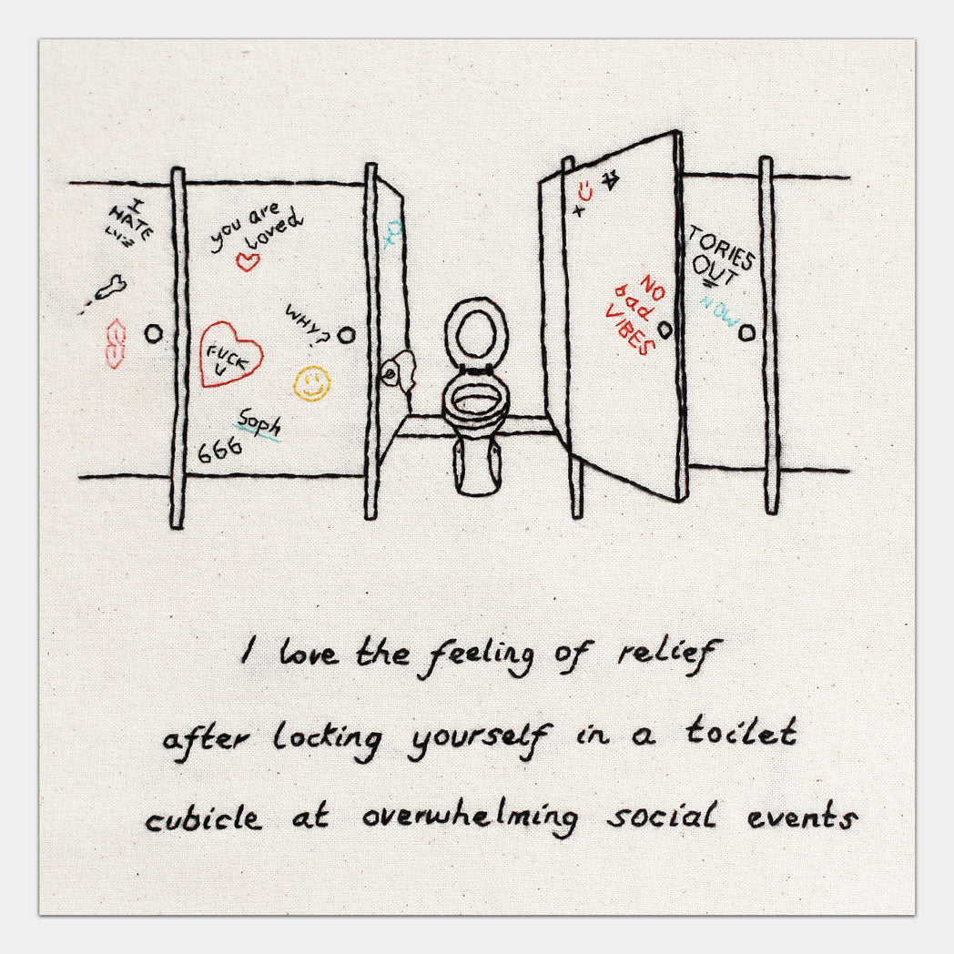HIDING IN TOILETS (SIGNED PRINT)