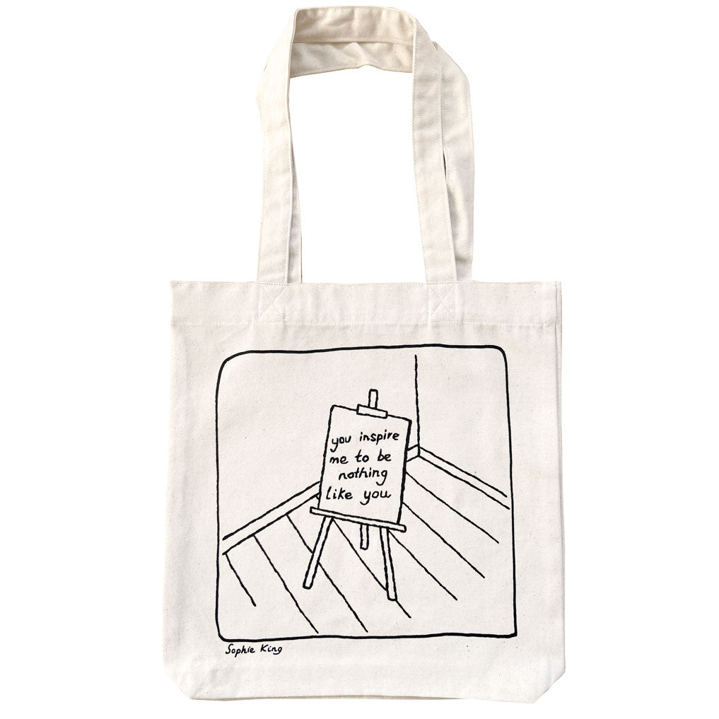 YOU INSPIRE ME TO BE NOTHING LIKE YOU (TOTE BAG)